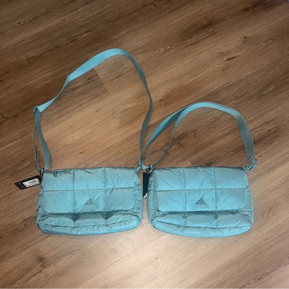 Adidas Teal Quilted Crossbody Bag- Brand New With Tags - Picture 7 of 7